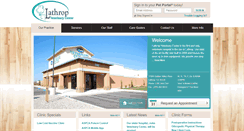 Desktop Screenshot of lathropvet.com